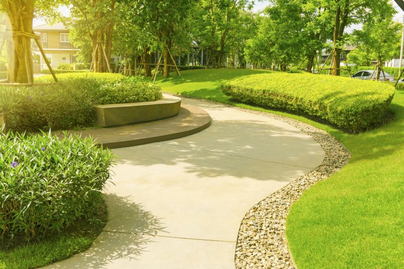 Clean Paver Pathway